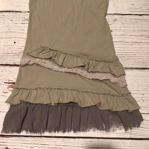 NOW $12!!! Boho Ruffle Tank Dress - Picture 2 of 4